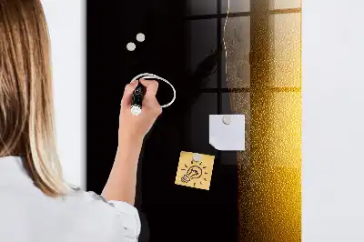 Magnetic dry erase board dark beer