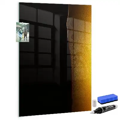 Magnetic dry erase board dark beer