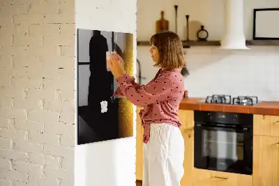 Magnetic dry erase board dark beer