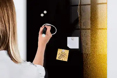 Magnetic dry erase board dark beer