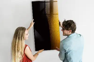 Magnetic dry erase board dark beer