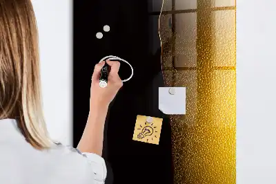 Magnetic dry erase board dark beer