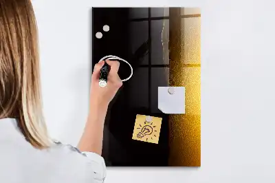 Magnetic dry erase board dark beer