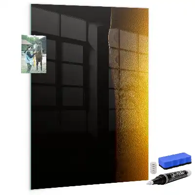 Magnetic dry erase board dark beer
