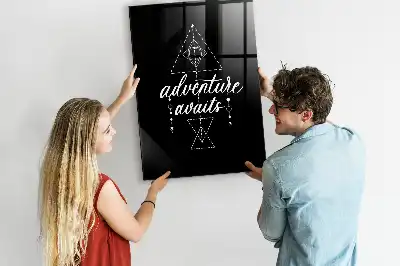 Magnetic dry erase board Adventure design