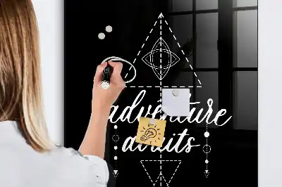 Magnetic dry erase board Adventure design