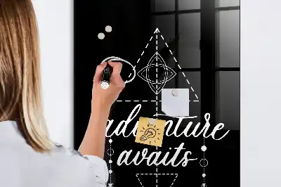 Magnetic dry erase board Adventure design