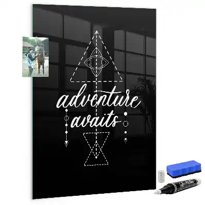 Magnetic dry erase board Adventure design