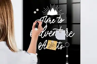 Magnetic dry erase board Adventure style
