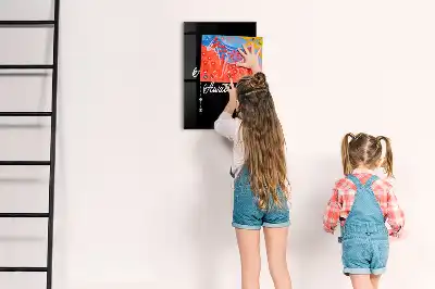 Magnetic dry erase board Adventure style