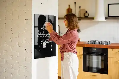 Magnetic dry erase board Adventure style