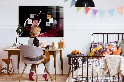 Magnetic dry erase board wine-colored version