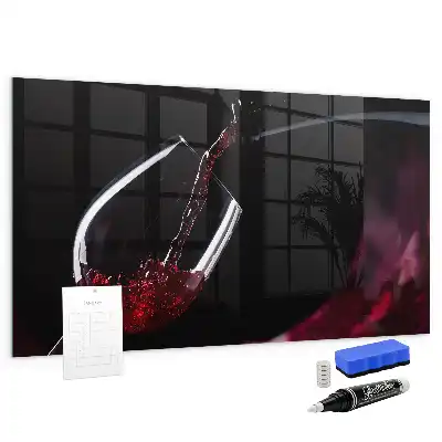 Magnetic dry erase board wine-colored version
