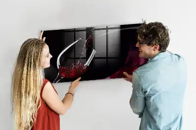 Magnetic dry erase board wine-colored version