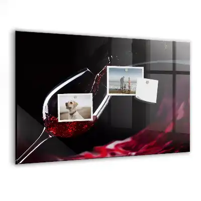 Magnetic dry erase board wine-colored version