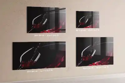 Magnetic dry erase board wine-colored version