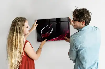 Magnetic dry erase board wine-colored version