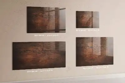 Magnetic dry erase board with an old wood frame