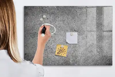Magnetic dry erase board for industrial wall mounting
