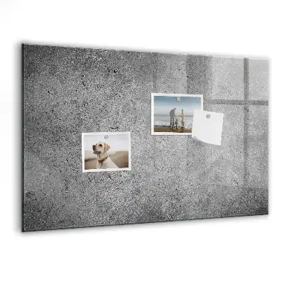 Magnetic dry erase board for industrial wall mounting