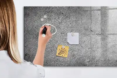 Magnetic dry erase board for industrial wall mounting
