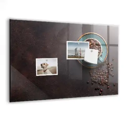 Magnetic dry erase board cup of coffee style