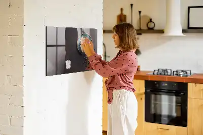 Magnetic dry erase board cup of coffee style