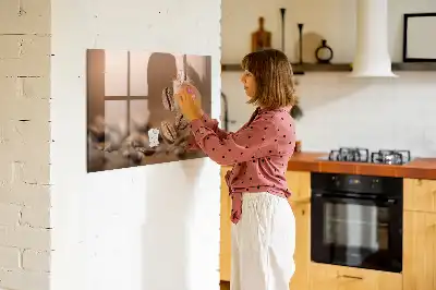 Magnetic dry erase board coffee beans