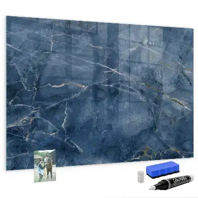 Magnetic dry erase board elegant marble design