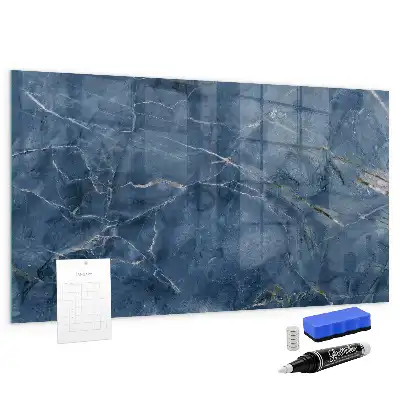 Magnetic dry erase board elegant marble design