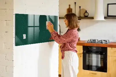 Magnetic dry-erase board leaf pattern