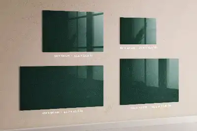 Magnetic dry-erase board leaf pattern