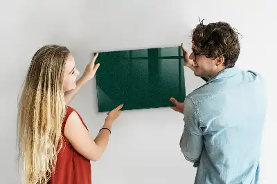 Magnetic dry-erase board leaf pattern