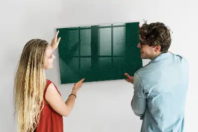 Magnetic dry-erase board leaf pattern