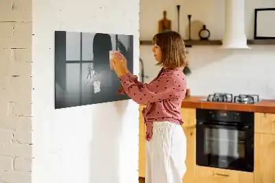 Magnetic dry erase board Wanderer in the dark design