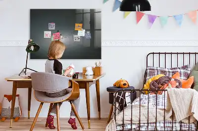 Magnetic dry erase board Wanderer in the dark design