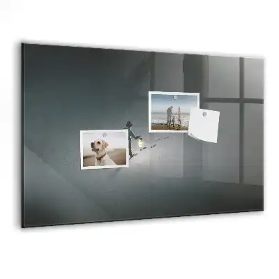 Magnetic dry erase board Wanderer in the dark design