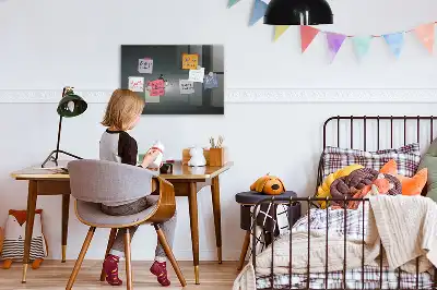 Magnetic dry erase board Wanderer in the dark design