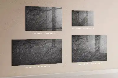Magnetic dry erase board volcanic rock finish