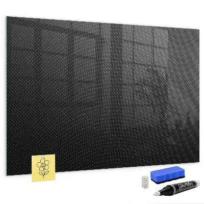 Magnetic dry erase board dark abstraction design