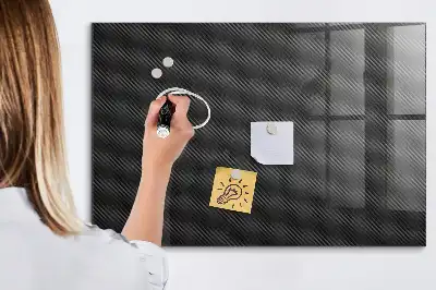 Magnetic dry erase board dark abstraction design