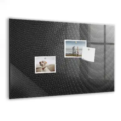 Magnetic dry erase board dark abstraction design