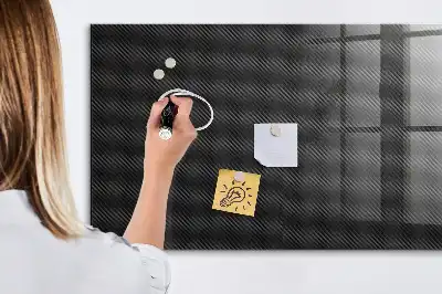 Magnetic dry erase board dark abstraction design
