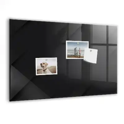 Magnetic dry erase board with a dark wall pattern