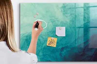 Magnetic dry erase board depth abstraction design