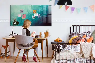 Magnetic dry erase board depth abstraction design