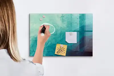 Magnetic dry erase board depth abstraction design