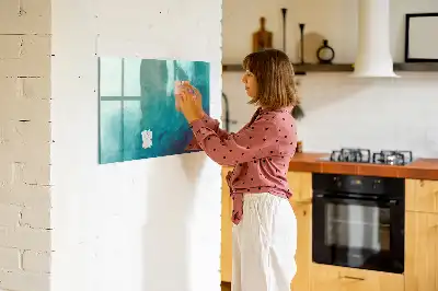 Magnetic dry erase board depth abstraction design