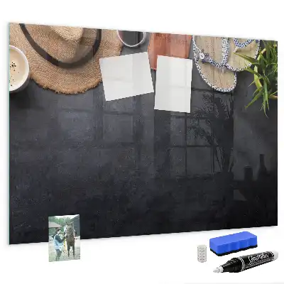 Magnetic dry erase board vacation design