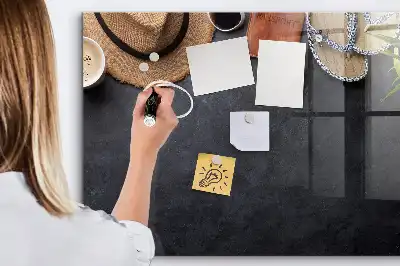 Magnetic dry erase board vacation design